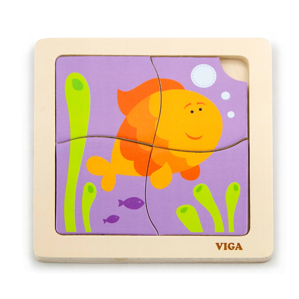 Viga 50144 Patogi plokščia dėlionė - Žuvys