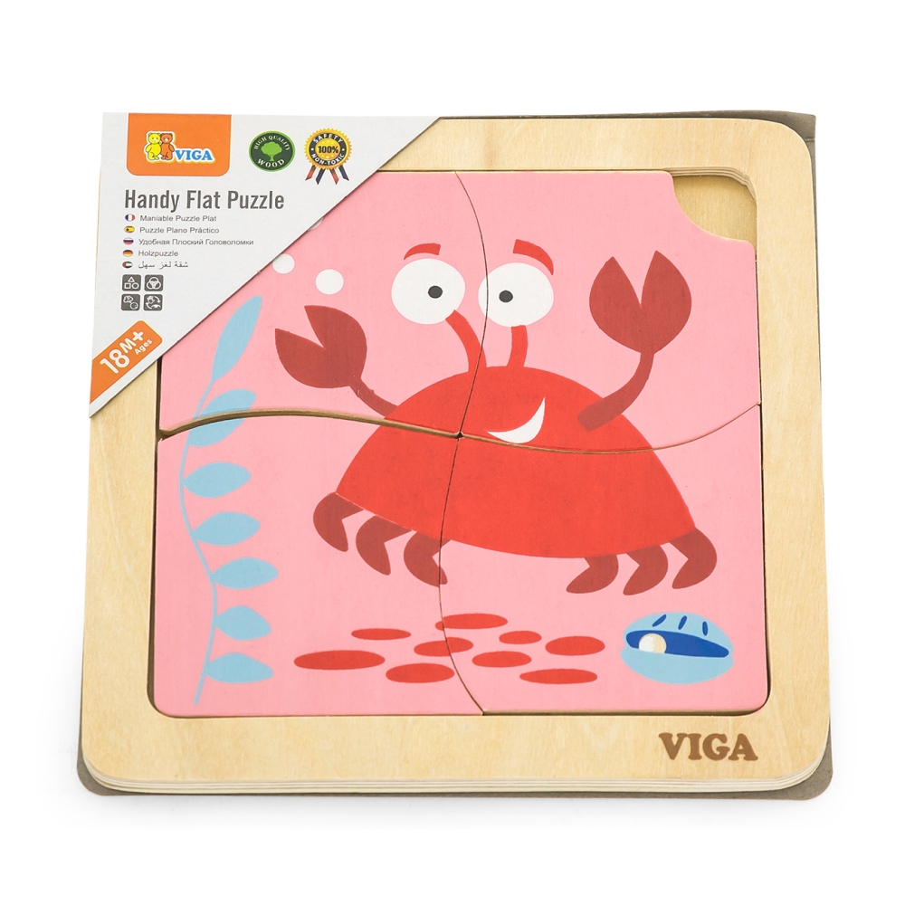 Viga 50146 Patogi plokščia dėlionė - Krabas