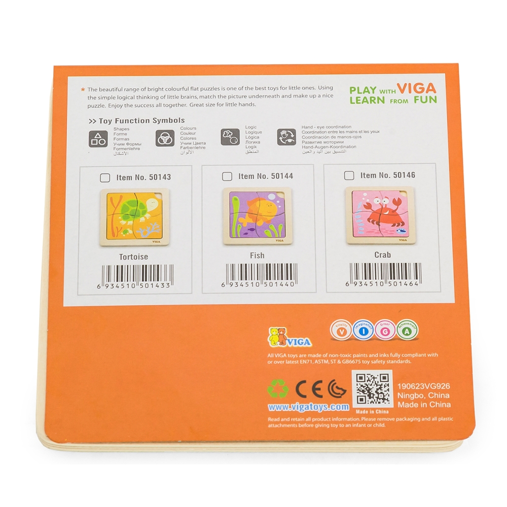 Viga 50146 Patogi plokščia dėlionė - Krabas