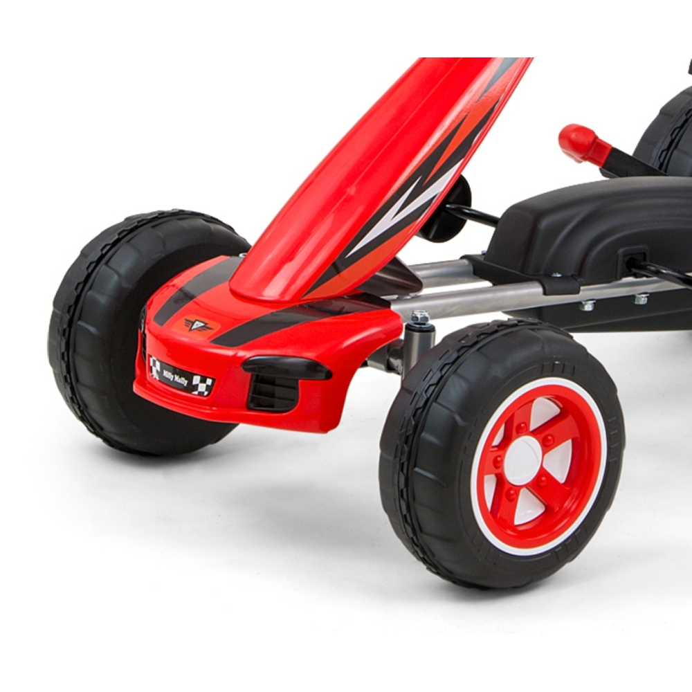 Pedalinis gokartas Milly Mally Viper, Red-Judėjimui, Minami kartingai-e-vaikas