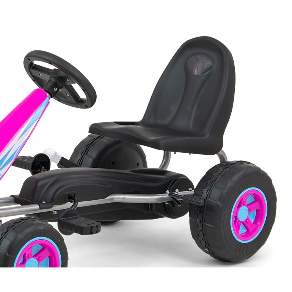 Pedalinis kartingas Milly Mally Viper Pink-Judėjimui, Minami kartingai-e-vaikas