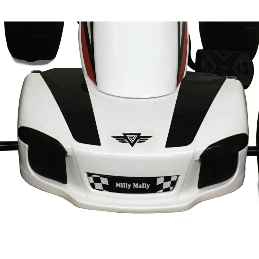 Pedalinis gokartas Milly Mally Viper, White-Judėjimui, Minami kartingai-e-vaikas