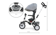 Milly Mally Tricycle Stanley Grey