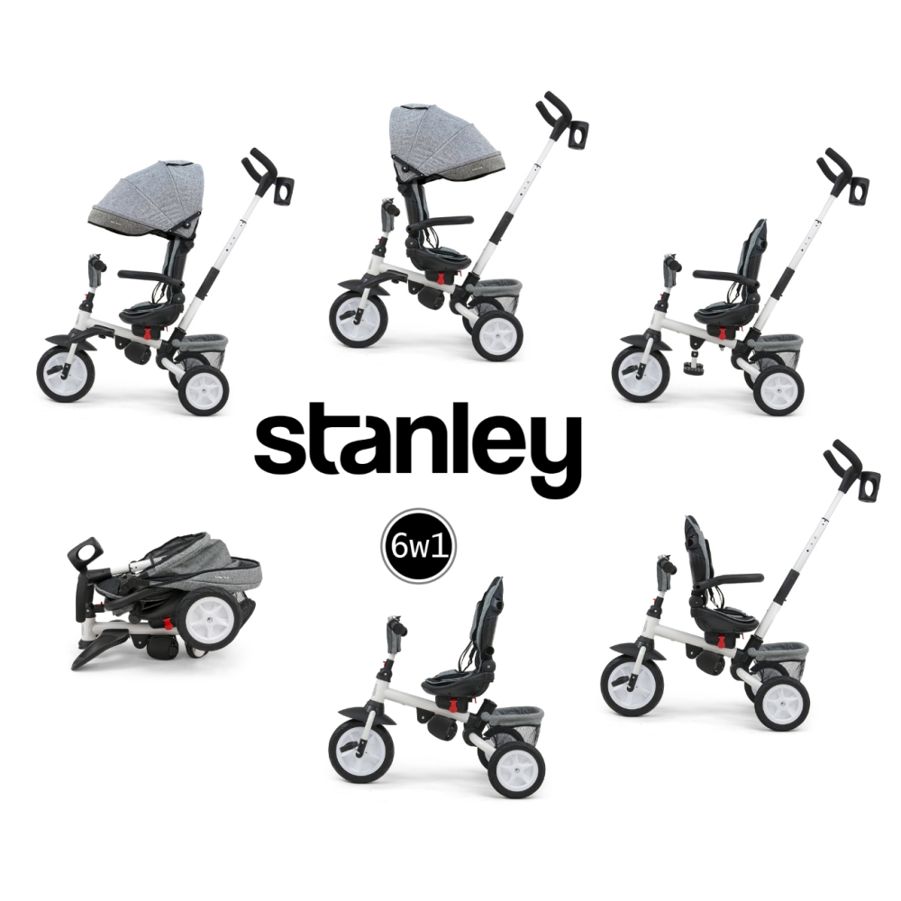 Triratis Stanley Rubber, Grey-Judėjimui, Triratukai vaikams-e-vaikas