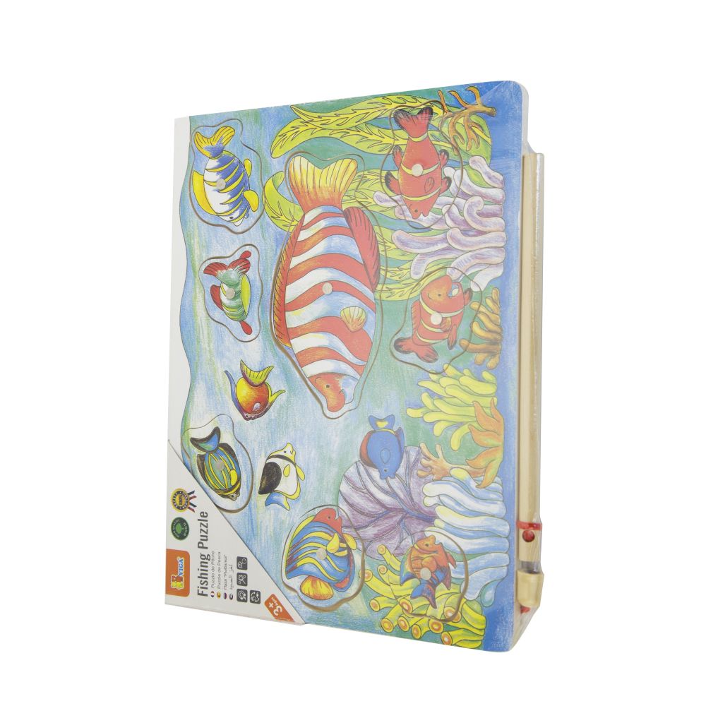 Viga 58423 Magnetyczne puzzle - łowimy rybki