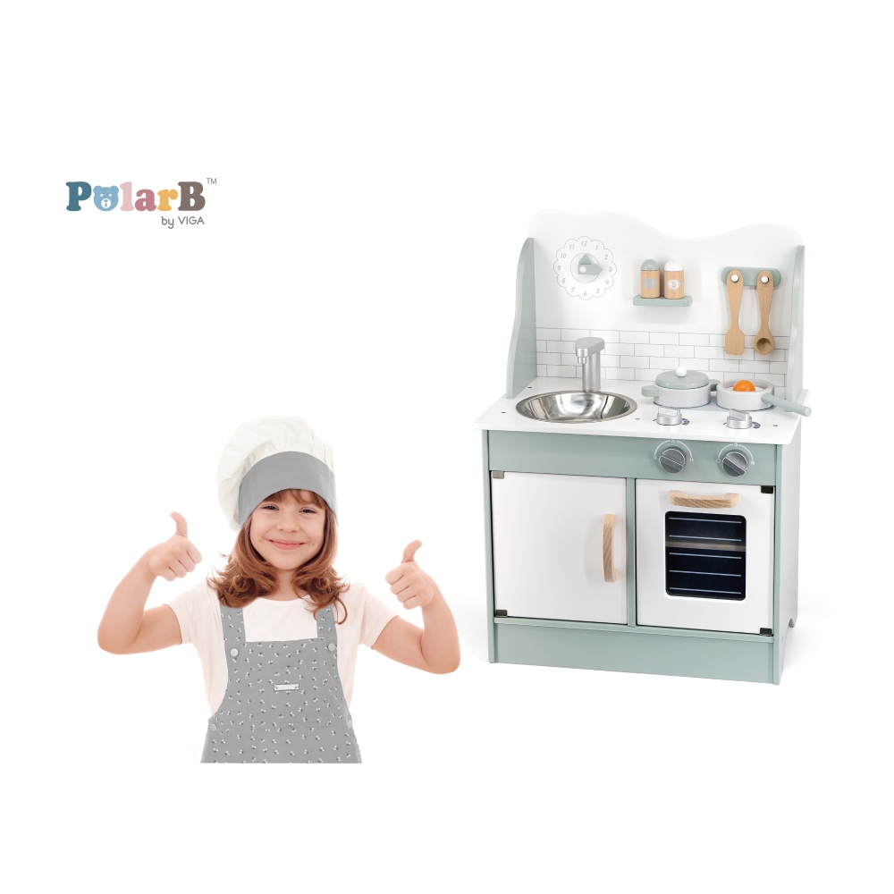VIGA PolarB medinė virtuvė su priedais "Eco Green