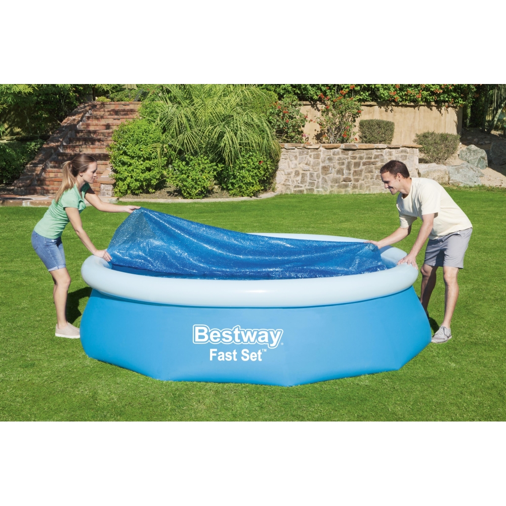 Pokrywa solarna do basenów stelażowych 305 cm Bestway 58241