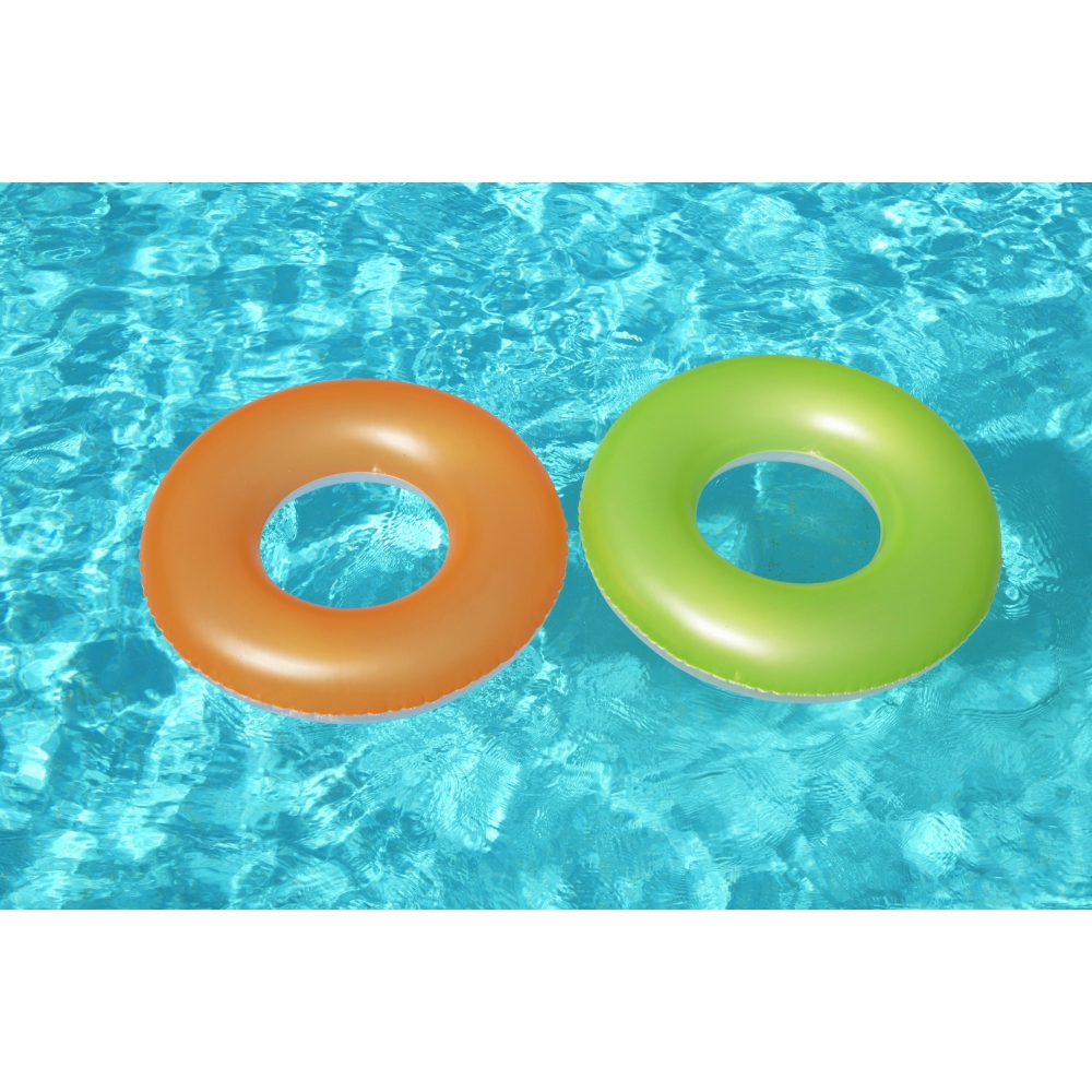 Dmuchane Koło Do Pływania Zielone 76 cm Bestway 36024