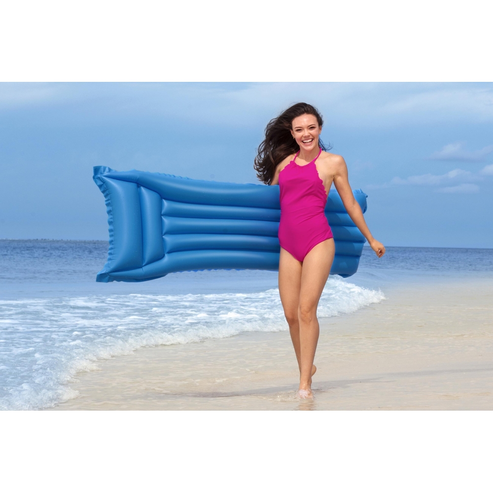 Pripučiamas plaukimo čiužinys rožinis 183 x 69 cm Bestway 44007-Žaislai, Lauko žaislai, Pripučiami ratai, žaislai, čiužiniai-e-v