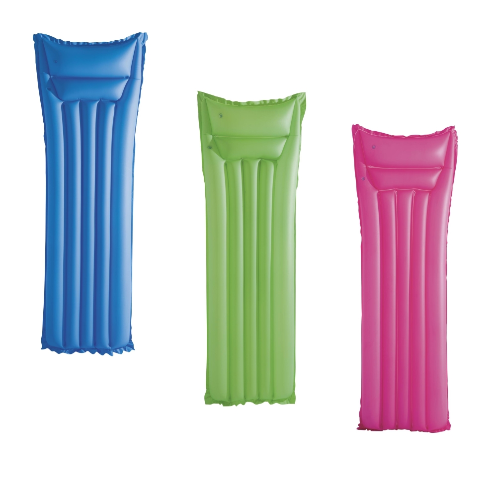 Pripučiamas plaukimo čiužinys rožinis 183 x 69 cm Bestway 44007-Žaislai, Lauko žaislai, Pripučiami ratai, žaislai, čiužiniai-e-v