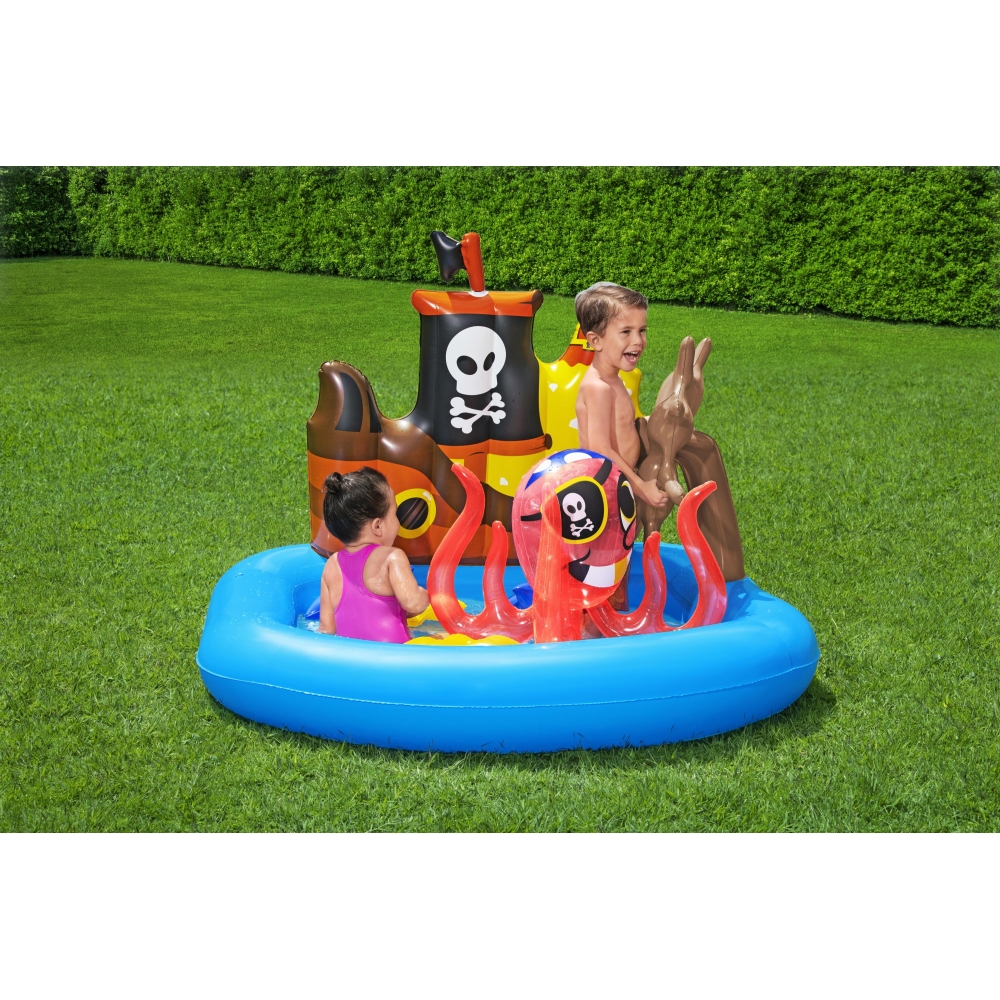 Pripučiama vaikų žaidimų aikštelė 140 x 130 x 104 cm Bestway 52211-Žaislai, Lauko žaislai, Baseinai, Pripučiami baseinai-e-vaika