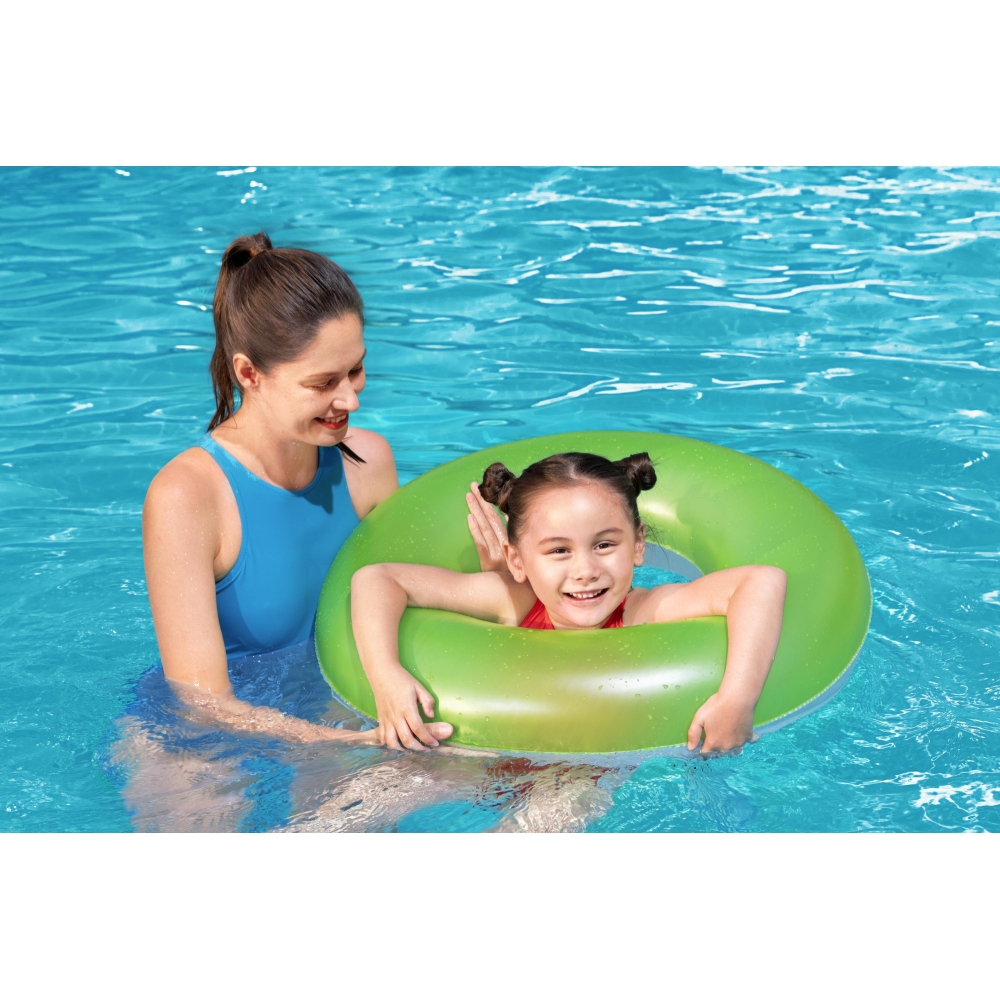 Dmuchane Koło Do Pływania Zielone 76 cm Bestway 36024