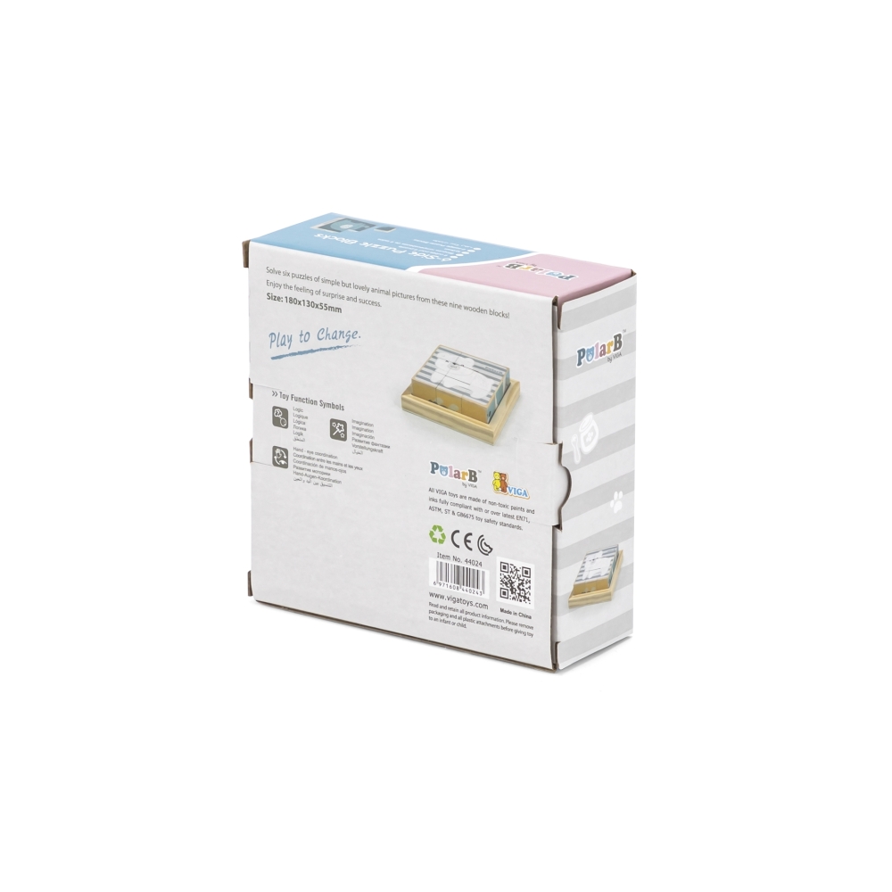 Viga 44024 PolarB Dėlionės kubeliai 9 elementai