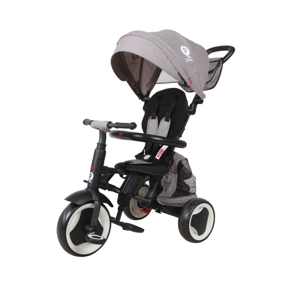 Triratis Qplay Rito Plus, Grey-Judėjimui, Triratukai vaikams-e-vaikas