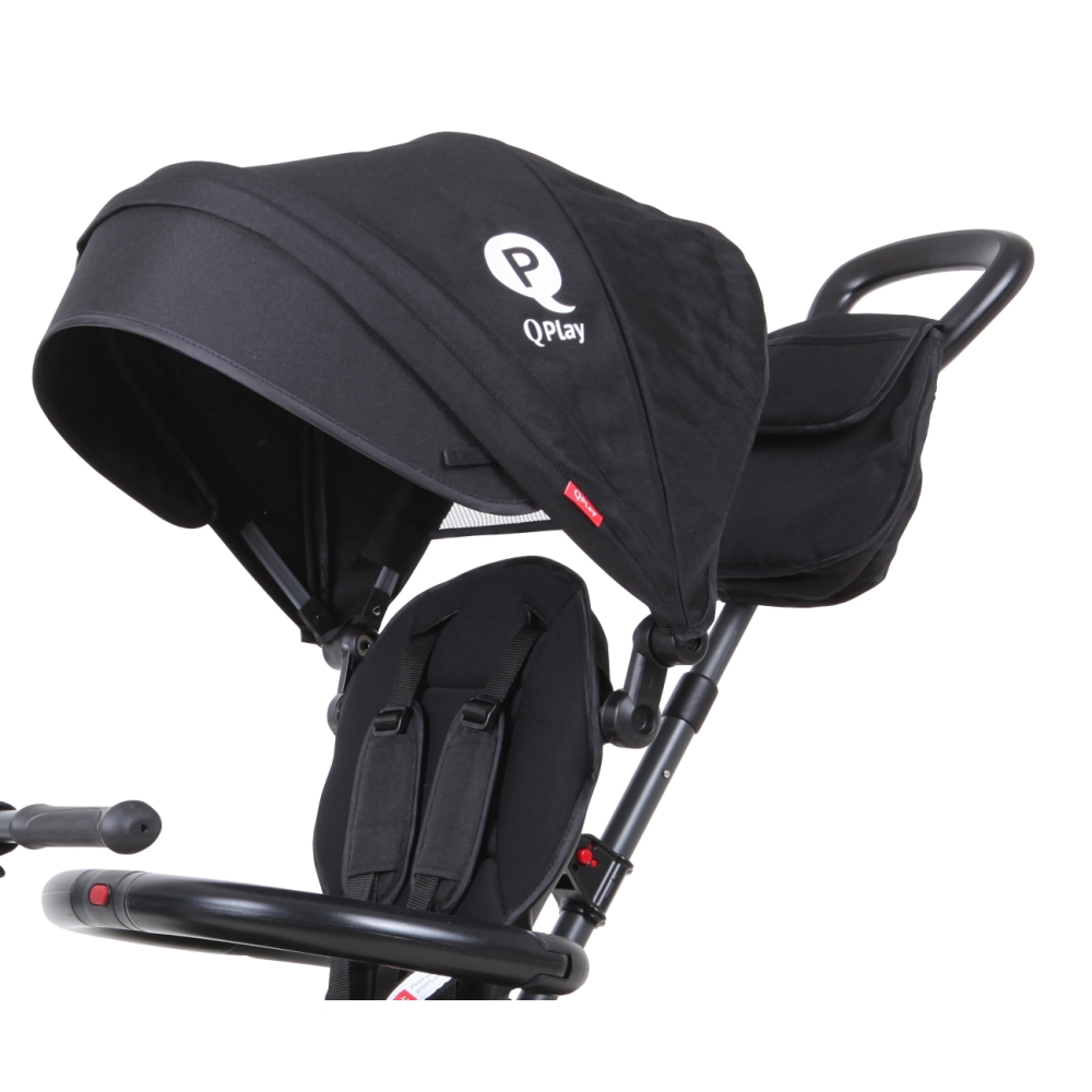 Triratis Qplay Rito Plus, Black-Judėjimui, Triratukai vaikams-e-vaikas