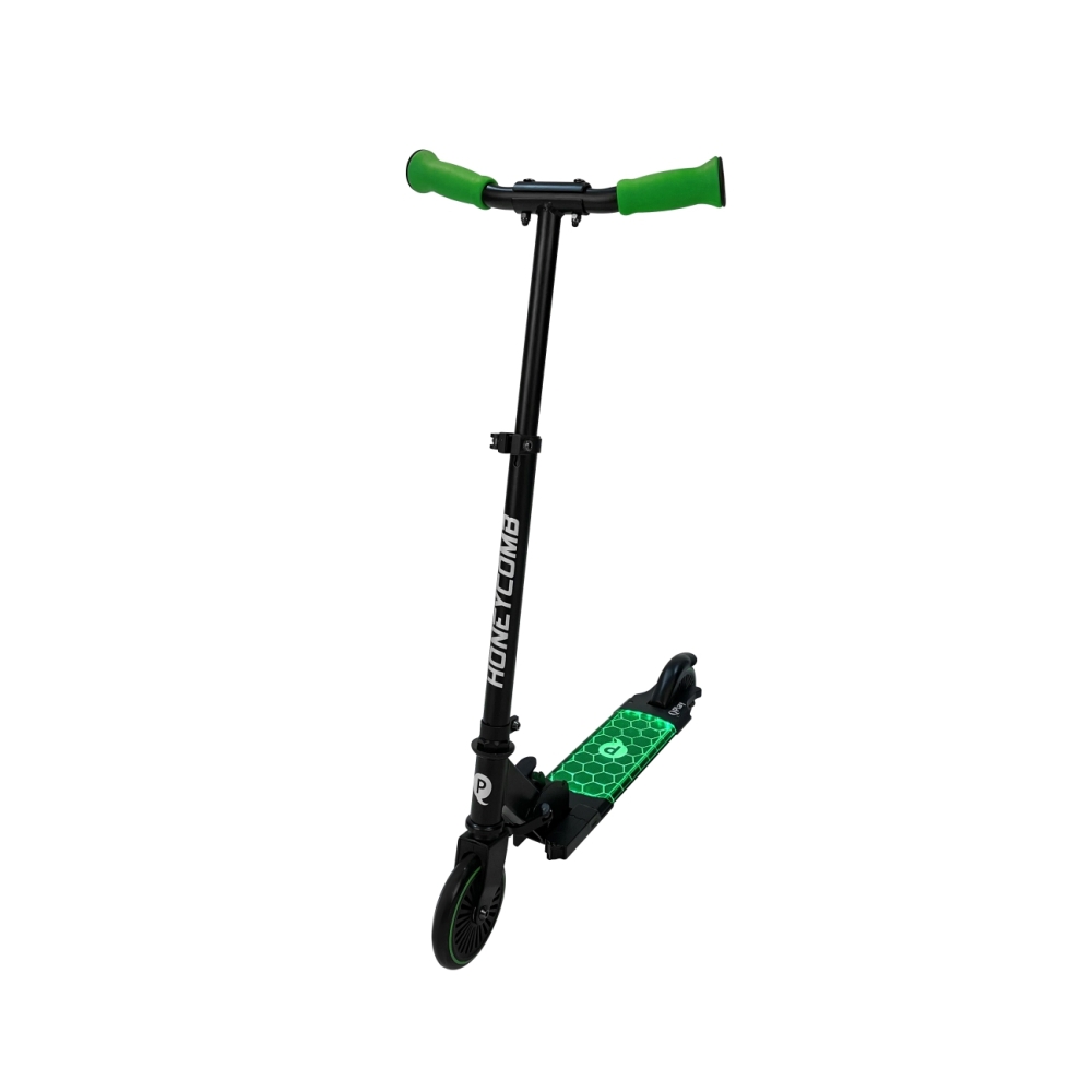 Paspirtukas Qplay Hulajnoga Honeycomb, Green-Judėjimui, Paspirtukai vaikams-e-vaikas