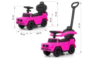 Transporto priemonė su rankena MERCEDES G350d Pink-Judėjimui, Paspiriamosios mašinėlės ir jų priedai, Paspiriamos mašinėlės-e-va