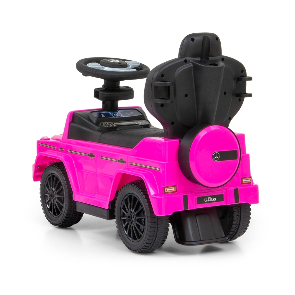 Transporto priemonė su rankena MERCEDES G350d Pink-Judėjimui, Paspiriamosios mašinėlės ir jų priedai, Paspiriamos mašinėlės-e-va