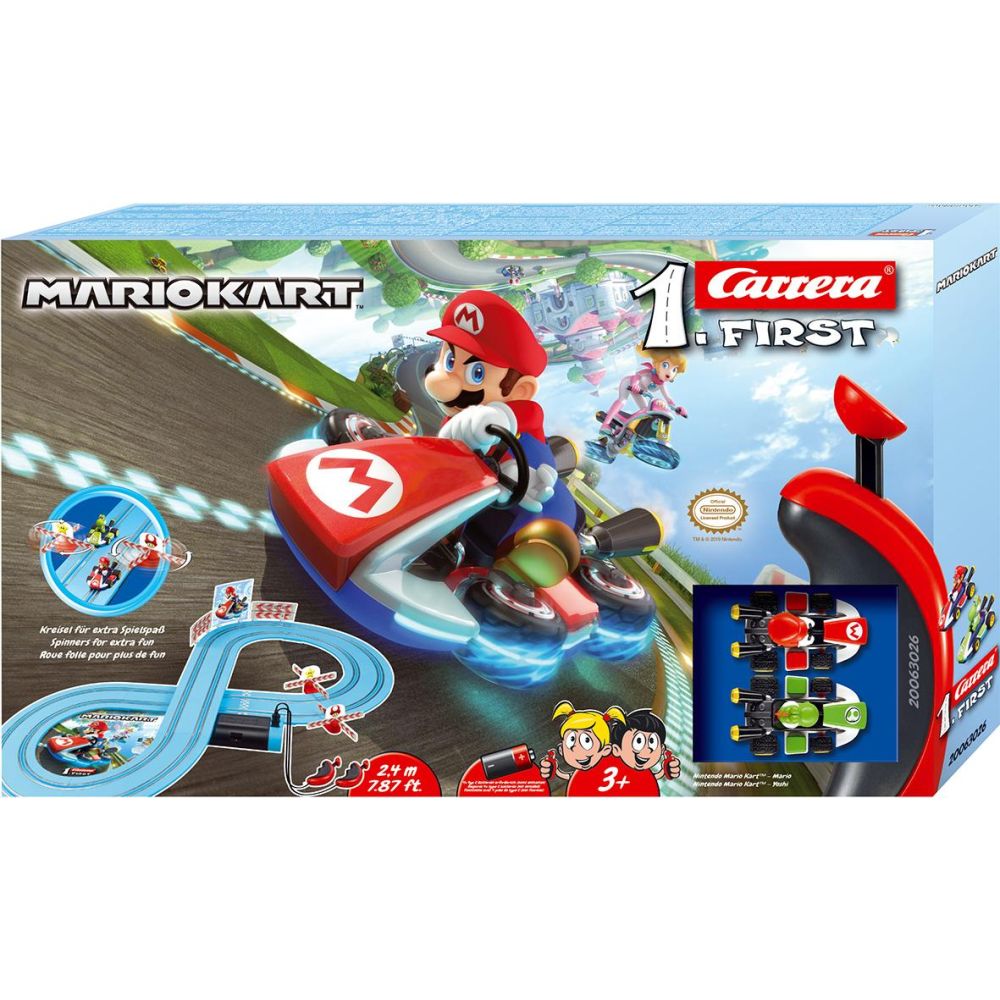 Carrera First 20063026 Nintendo Mario Kart™ - Mario and Yoshi 2,4m
