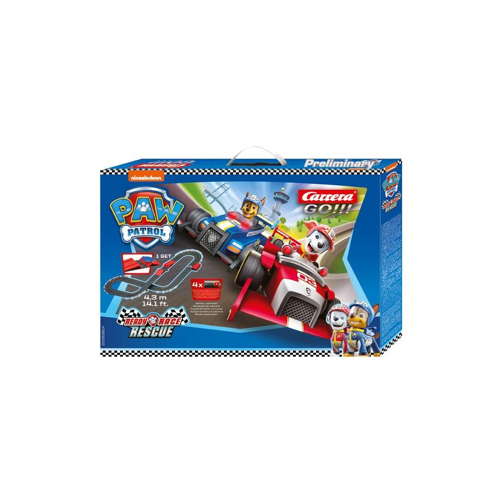 Carrera Go 20063514 Paw Patrol - Ready Race Rescue 4,3m