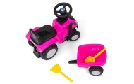 Milly Mally Ride On New Holland T7 Tractor Pink
