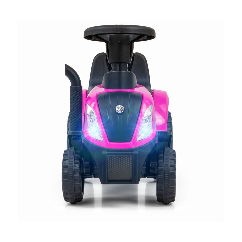 Milly Mally Pasivažinėjimas New Holland T7 traktoriumi rožinės spalvos-Judėjimui, Paspiriamosios mašinėlės ir jų priedai, Paspir