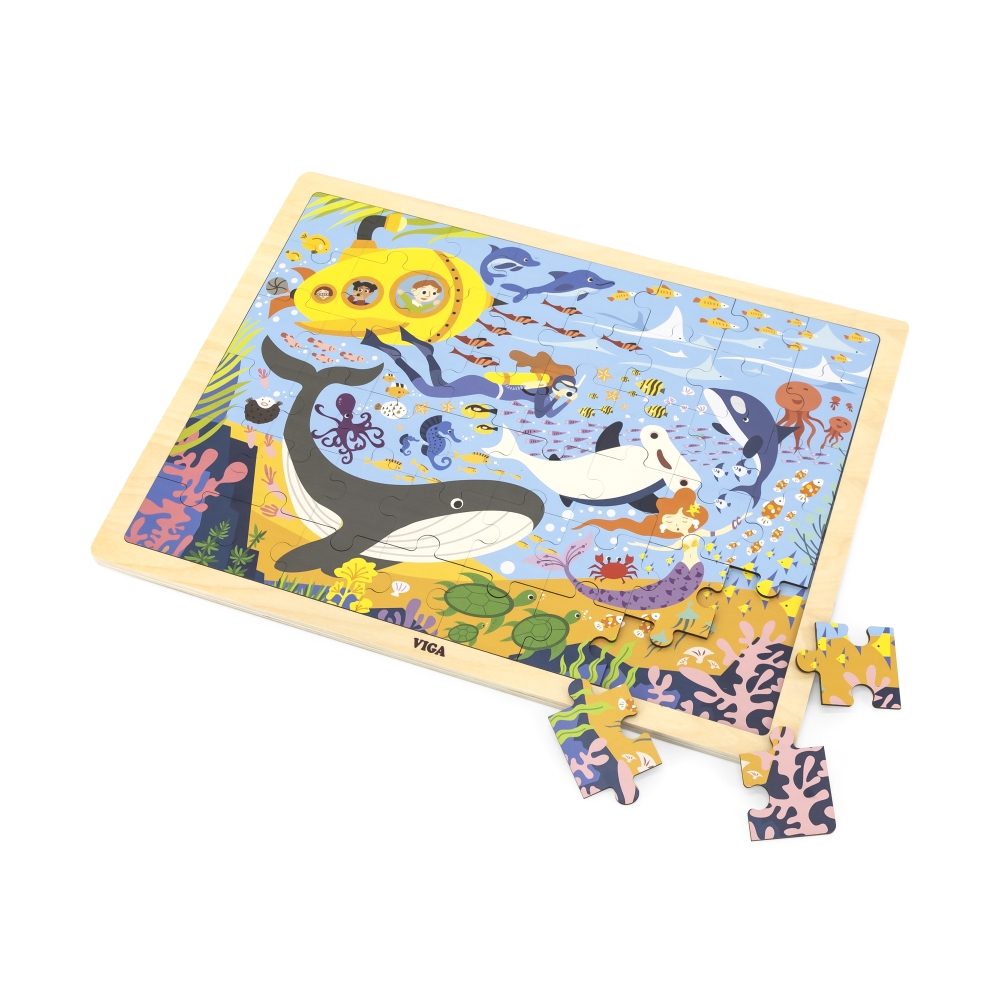 Viga 44583 Puzzle 48 elementai - jūra ir jos gyventojai