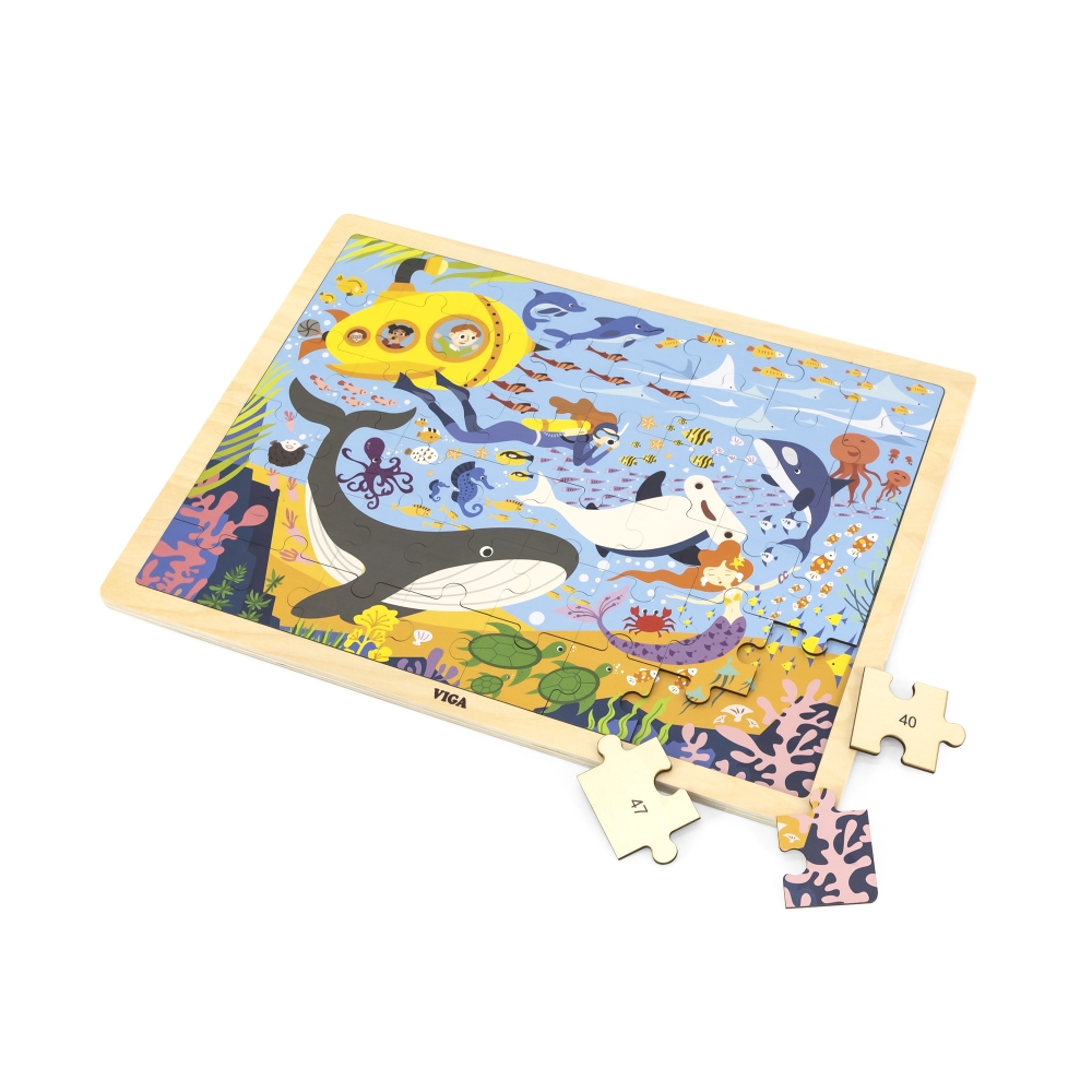 Viga 44583 Puzzle 48 elementai - jūra ir jos gyventojai