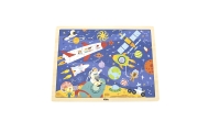Viga 44586 Puzzle na podkładce 48 elementów - poznajemy kosmos