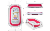 Sulankstoma vonia Aqua Pink-Priežiūrai, Vonelės, vonios gultukai-e-vaikas