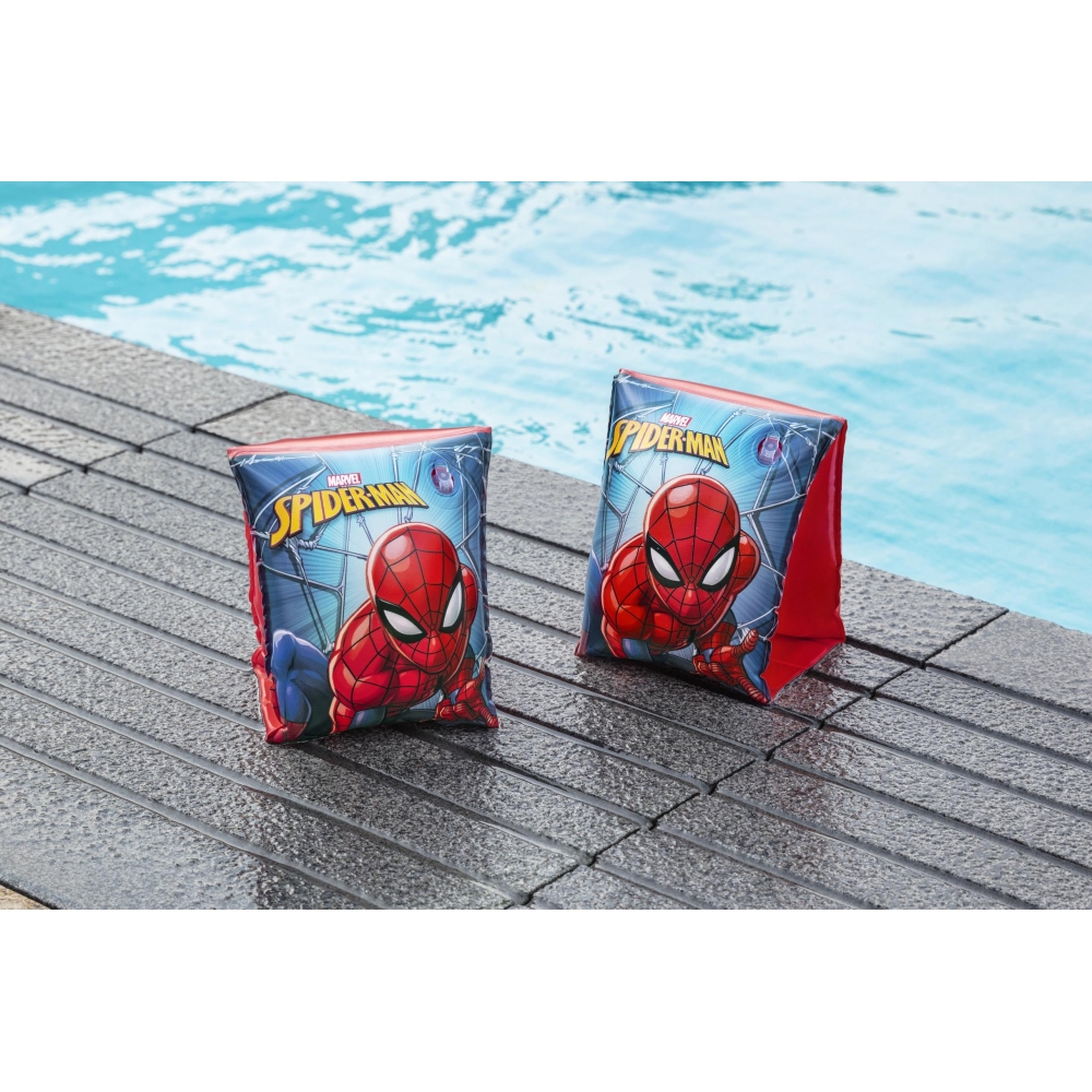 Plaukimo rankovės Spider-Man Bestway 98001-Žaislai, Lauko žaislai, Vandens ir smėlio žaislai, Nardymo, plaukimo reikmenys-e-vaik