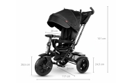 Qplay Rowerek Trójkołowy Premium Black