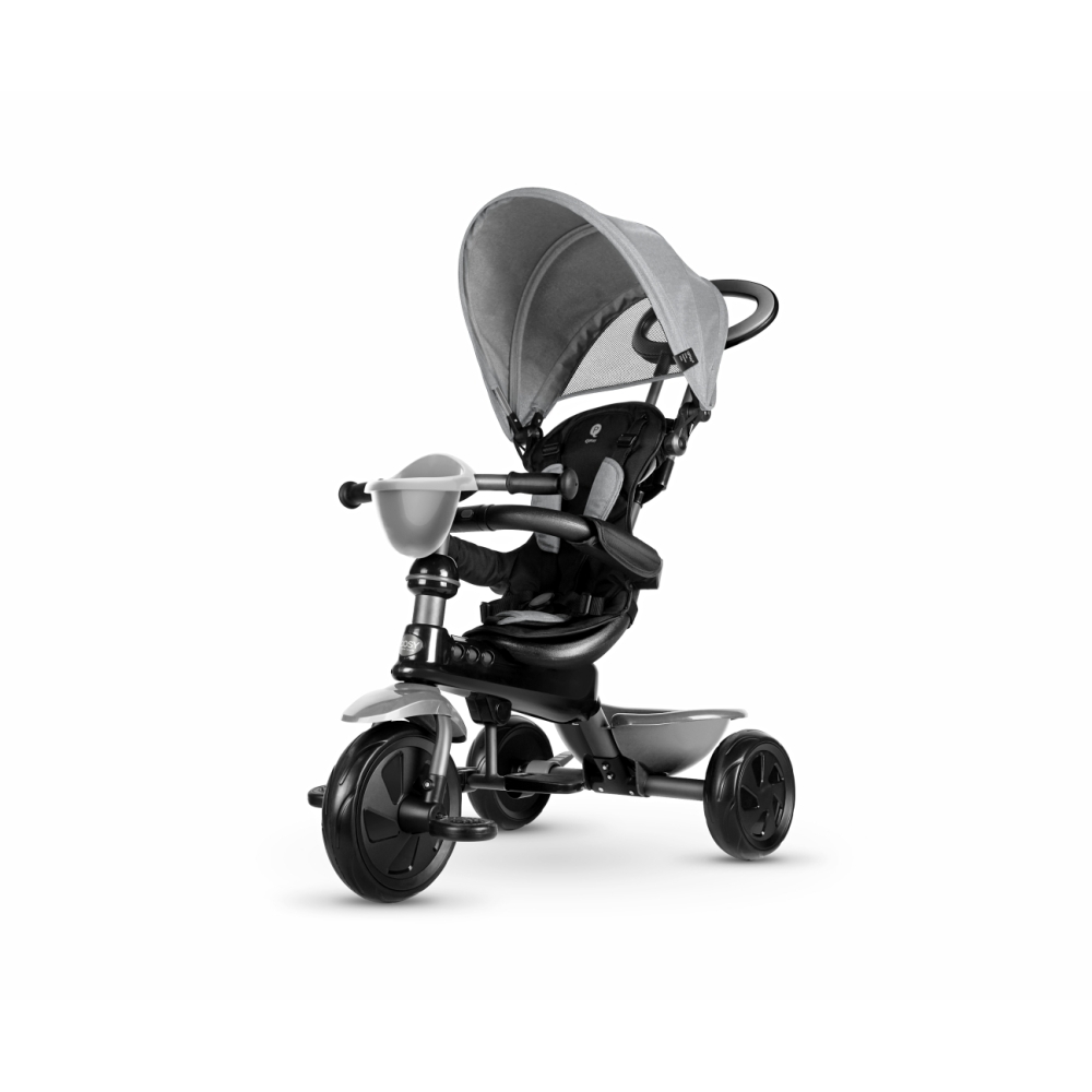 Triratis Qplay Cosy, Grey-Judėjimui, Triratukai vaikams-e-vaikas