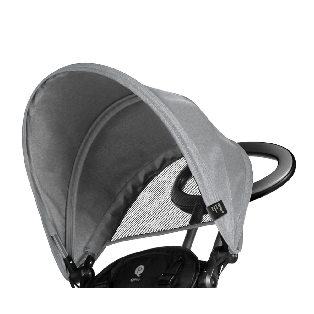 Triratis Qplay Cosy, Grey-Judėjimui, Triratukai vaikams-e-vaikas
