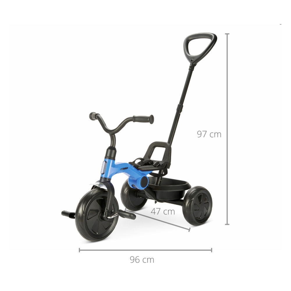 Triratis Qplay Ant Plus, Sky Blue-Judėjimui, Triratukai vaikams-e-vaikas