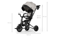 Triratis Qplay Nova Niello, Grey-Judėjimui, Triratukai vaikams-e-vaikas