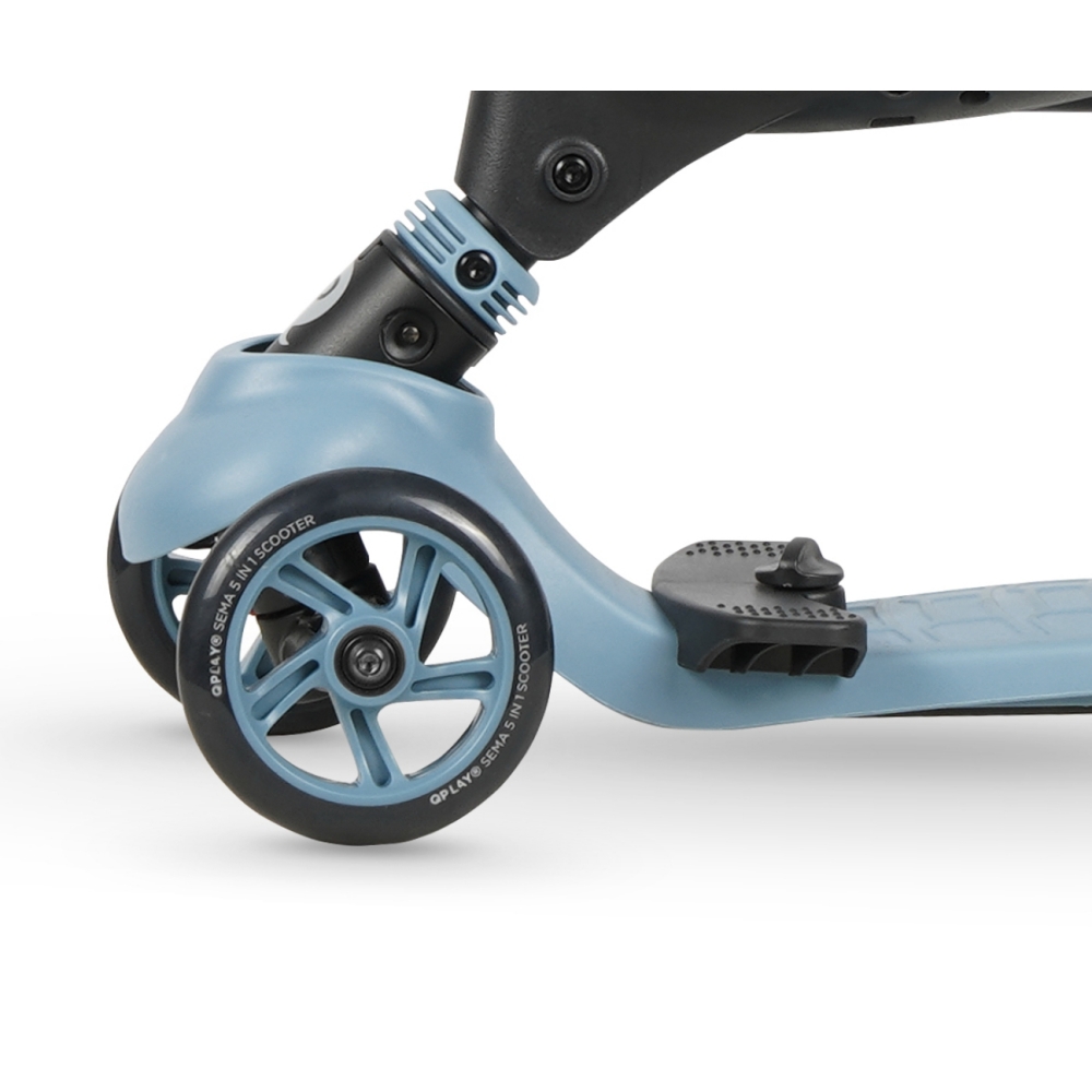 Paspirtukas Qplay Sema 3in1, Blue-Judėjimui, Paspirtukai vaikams-e-vaikas