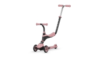 Paspirtukas Qplay Sema 3in1, Pink-Judėjimui, Paspirtukai vaikams-e-vaikas