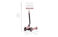 Qplay Hulajnoga Sema 3w1 Pink