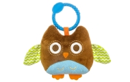 Milly Mally Plush hanging toy - Happy owl - 2552 BROWN
