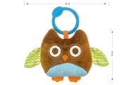 Milly Mally Pliušinis pakabinamas žaislas - Linksma pelytė - 2552 BROWN