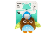 Milly Mally Plush hanging toy - Happy owl - 2552 BROWN