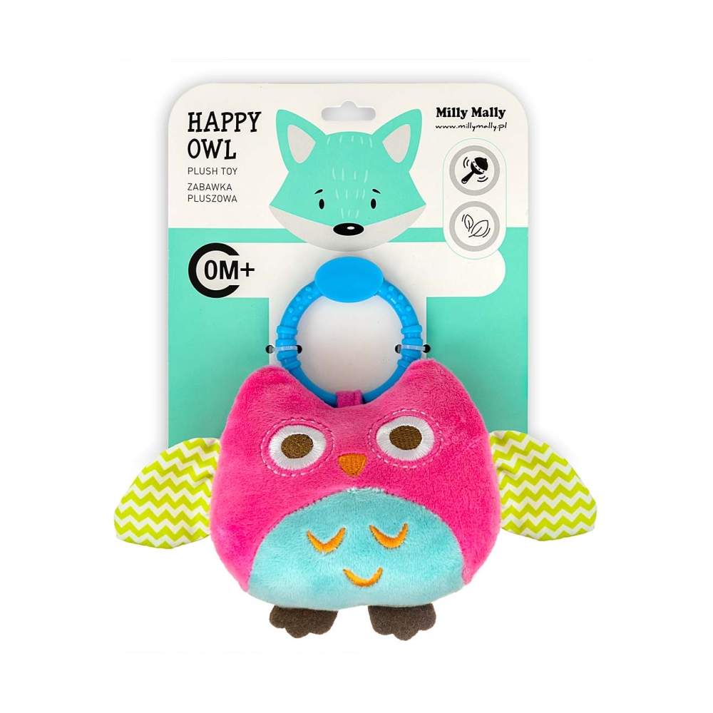 Milly Mally Pliušinis pakabinamas žaislas - Linksma pelytė - 2552 PINK