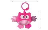 Milly Mally Pliušinis pakabinamas žaislas - Gražuolė pelytė - 2881 PINK