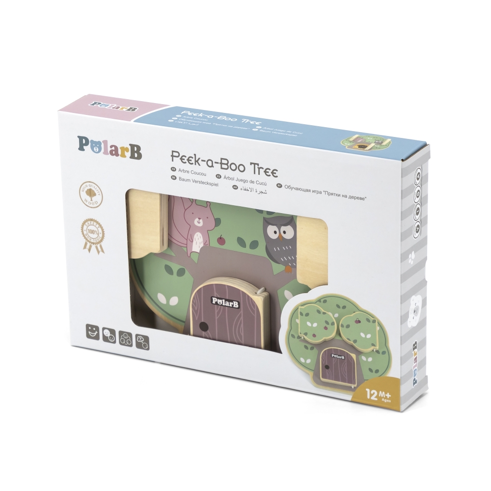 Viga 44088 PolarB Edukacinis medis Peek-a-boo