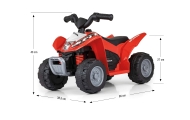 Pojazd na akumulator Quad HONDA ATV Red