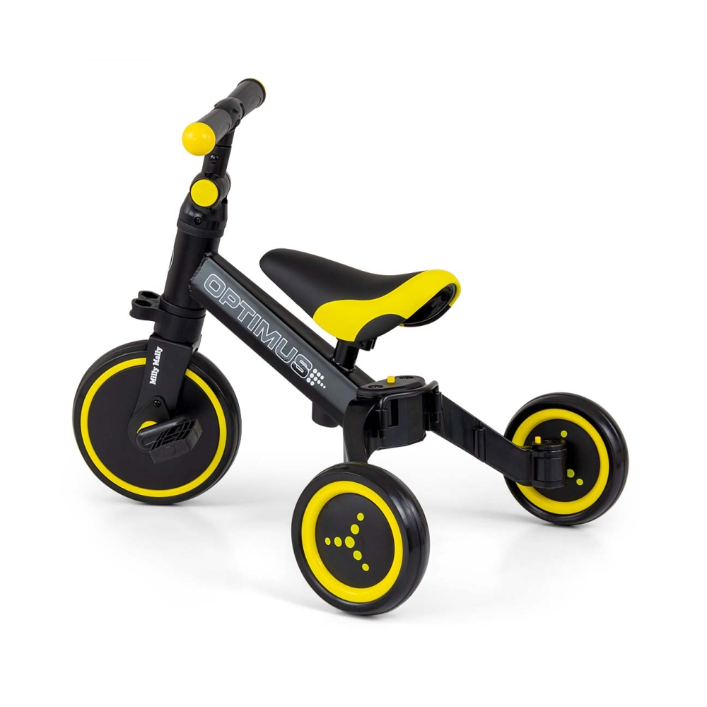 Milly Mally Ride On - Dviratis 3in1 OPTIMUS-Judėjimui, Balansiniai dviratukai-e-vaikas
