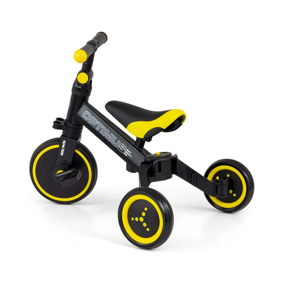 Milly Mally Ride On - Dviratis 3in1 OPTIMUS-Judėjimui, Balansiniai dviratukai-e-vaikas