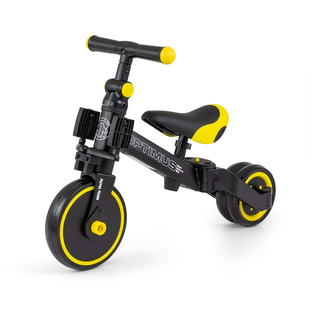 Milly Mally Ride On - Dviratis 3in1 OPTIMUS-Judėjimui, Balansiniai dviratukai-e-vaikas