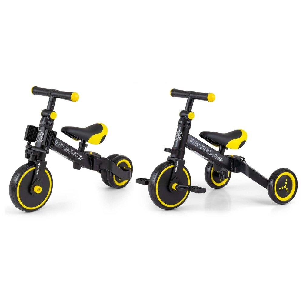Milly Mally Ride On - Dviratis 3in1 OPTIMUS-Judėjimui, Balansiniai dviratukai-e-vaikas